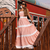 Vestido longo em tecido viscolinho bicolor - Maiara - comprar online