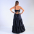 Vestido longo de alcinhas com acabamento de sianinha - Marieta - comprar online