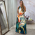 Vestido longo um ombro só com acabamento em fivela - Ameli - loja online