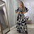 Imagem do Vestido longo outono/inverno no tecido viscolinho mangas 3/4 - Catarina