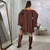 Vestido curto boho chic assimétrico no tecido duna - Emily - Tenqte - Loja de Roupas Femininas Online