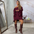 Vestido curto boho chic assimétrico no tecido duna - Emily na internet