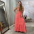 Vestido longo estampado no tecido crepinho - Eva - loja online