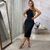 Vestido midi justo canelado justo - Fernanda - loja online