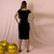 Imagem do Vestido midi no tecido anarruga com fenda – Mila