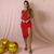 Vestido midi no tecido anarruga com fenda – Mila na internet