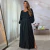 Vestido longo manga longa listrado - Suzy - loja online