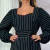 Imagem do Vestido longo manga longa listrado - Suzy