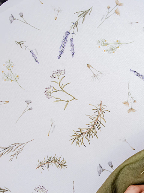 Mantel premium 3,00 m x 1,45 m aromaticas - comprar online