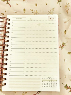 Imagen de agenda diaria 2026 colibri