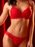 UAILEE1001-CONJUNTO TAZA SOFT TRIÁNGULO DE PUNTILLA CON COLALESS - comprar online