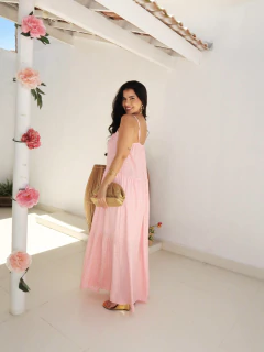 Vestido Poá Rosa Alice - Donna Fashionista - AmoDF