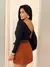 Body Ombro Só Preto Lize - Donna Fashionista - AmoDF