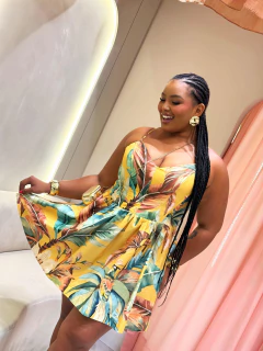 Vestido Curto Tropicalia Farm - Donna Fashionista - AmoDF