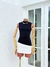 Blusa Assimétrica Preta Carina - comprar online