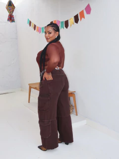 Imagem do Calça Cargo Marrom Jessi
