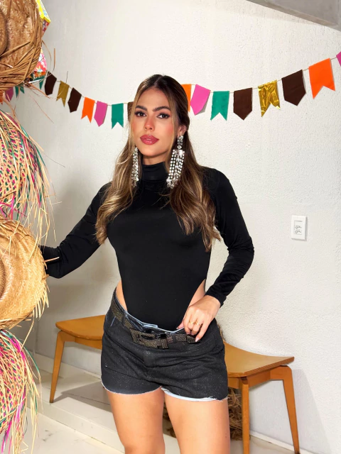 Body Cavado Preto Alice - comprar online