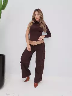 Body Ombro Só Marrom Ayla na internet