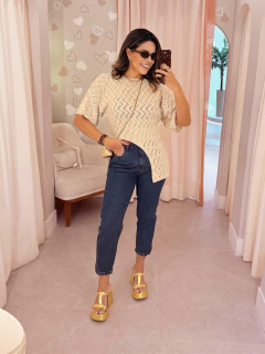 Blusa Tricô Off White Julia - loja online