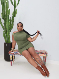 Imagem do Vestido Fivela Verde Rubi