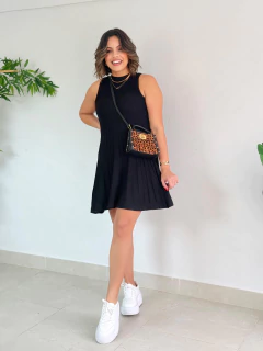 Vestido Tricô Preto Julia - loja online