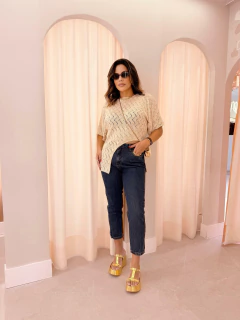 Blusa Tricô Off White Julia - Donna Fashionista - AmoDF