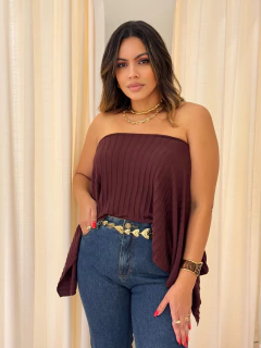 Blusa Tricô Wine Renata - Donna Fashionista - AmoDF