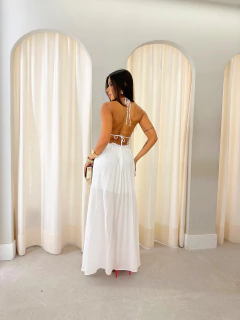 Vestido Longo Branco Isabela - loja online