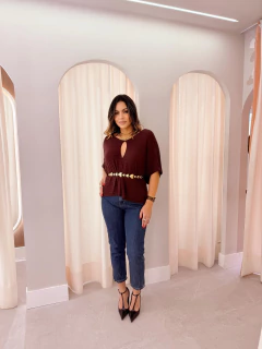 Blusa Tricô Wine Renata - comprar online