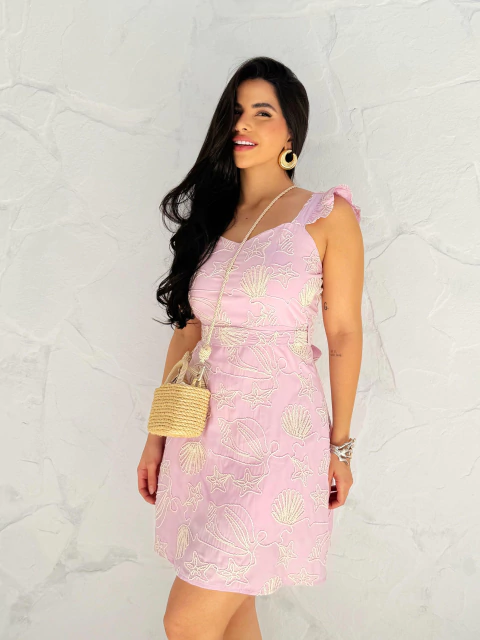 Vestido Amarração Lilás Pipa - comprar online