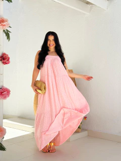 Vestido Poá Rosa Alice - loja online