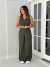 Conjunto Calça Colete Verde Olívia - comprar online