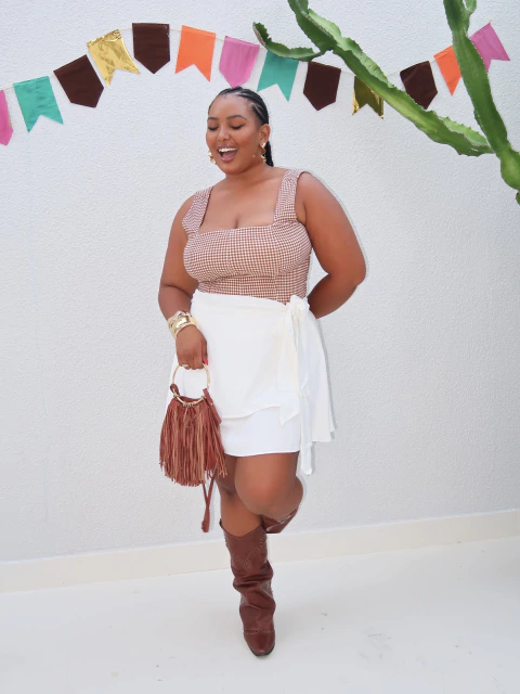 Corset Marrom Priscila - comprar online