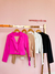 Blazer Cropped Alfaiataria Geisa - comprar online