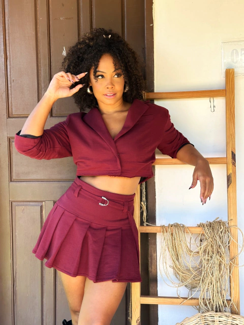 Blazer Moletom Cherry Duda