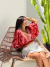 Blusa Franzida Amalfi Vermelha Farm - loja online