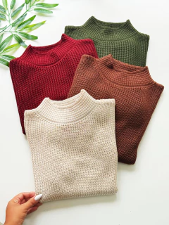 Blusa Tricô Marrom Laura na internet