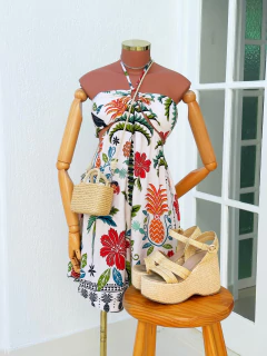 Vestido Estampa Verde Yasmin - Donna Fashionista - AmoDF