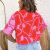 Camisa Cropped Sarja Maxi Caju Farm - comprar online