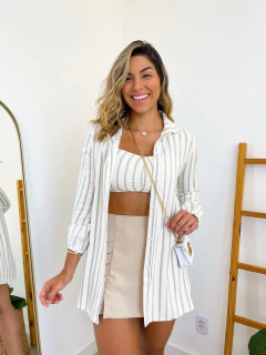 Shortsaia Alfaiataria Nude Isabel - comprar online