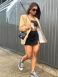 Blazer Alfaiataria Marrom Íris na internet