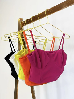 Cropped Alcinha Busto Concha Malu Lima - comprar online