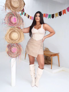 Imagem do Shortsaia Nude Alice