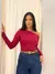 Body Assimétrico Vermelho Isis - comprar online