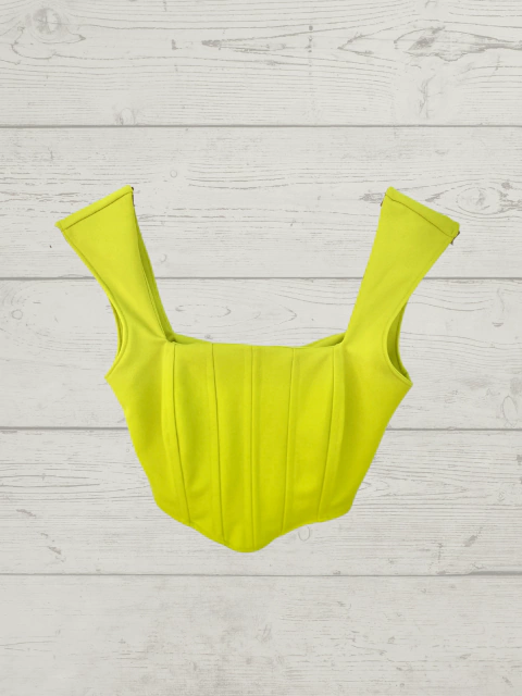 Cropped Decote Reto Lima Jamile - comprar online