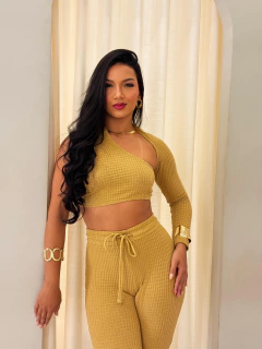 Conjunto Cropped Calça Yasmin - Donna Fashionista - AmoDF