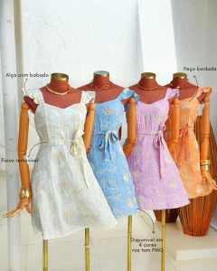 Vestido Amarração Laranja Pipa na internet