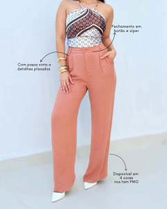 Calça Pantalona Preta Carla - Donna Fashionista - AmoDF