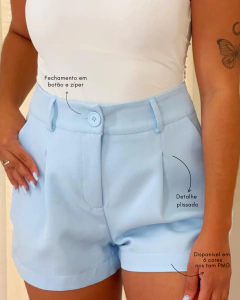 Short Alfaiataria Preto Catarina - Donna Fashionista - AmoDF