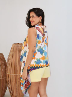 Short Alfaiataria Amarelo Catarina na internet